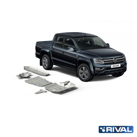 Skid Plates (Sets) Volkswagen Amarok 2010-2016; 2016-2020; 2 l. / diesel; 3 l. / diesel